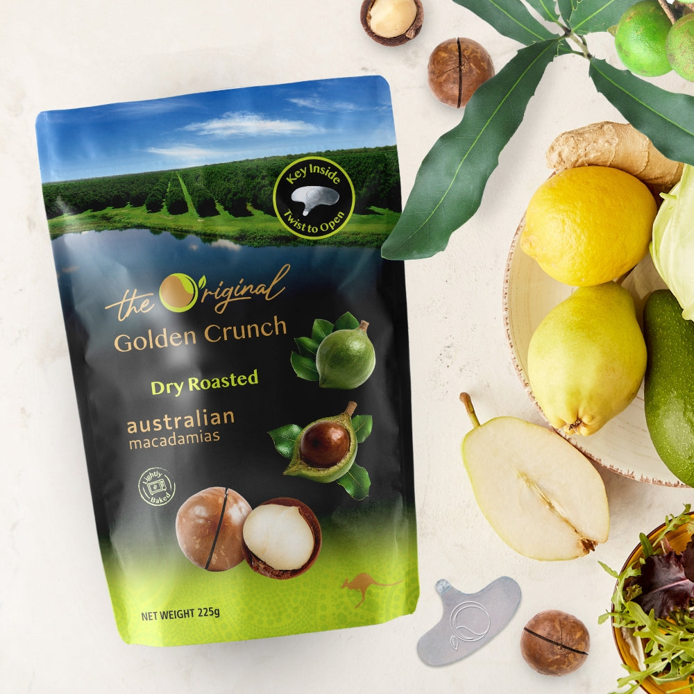 Dry Roasted Golden Crunch Macadamias