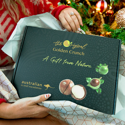 Unwrap a Golden Crunch Celebrations Gift Box