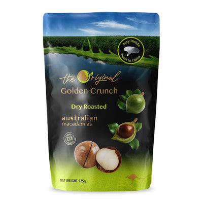 Dry Roasted Golden Crunch Macadamias pack