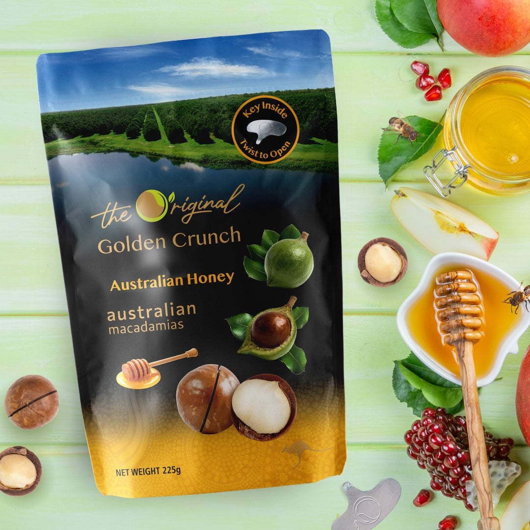Golden Crunch Australian Honey 225g Carton (x20)