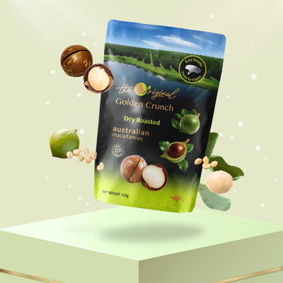 Dry Roasted Golden Crunch Macadamias