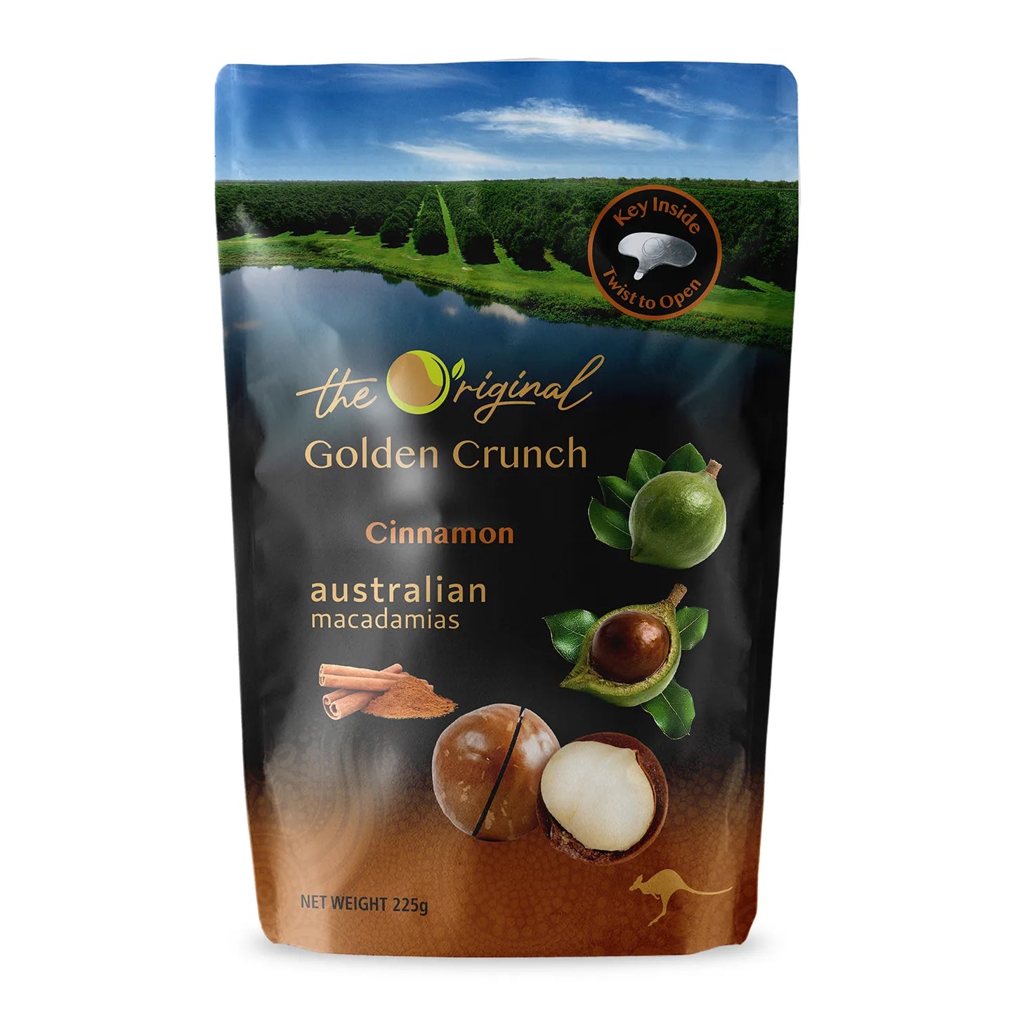Cinnamon Golden Crunch Macadamias